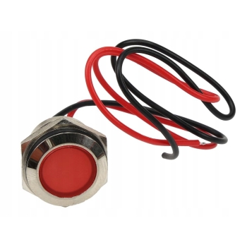 Lampka kontrolna deski rozdzielczej LED FI16 12/24V czerwona, LKL9R