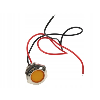 Lampka kontrolna deski rozdzielczej LED FI16 12/24V pomarańczowa, LKL9O