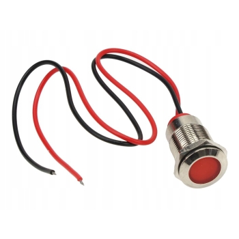 Lampka kontrolna deski rozdzielczej LED FI12 12/24V czerwona, LKL8R