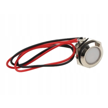 Lampka kontrolna deski rozdzielczej LED FI16 12/24V biała, LKL9W