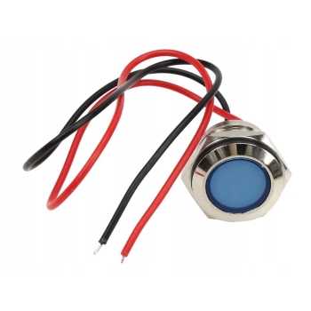 Lampka kontrolna deski rozdzielczej LED FI16 12/24V niebieska, LKL9B