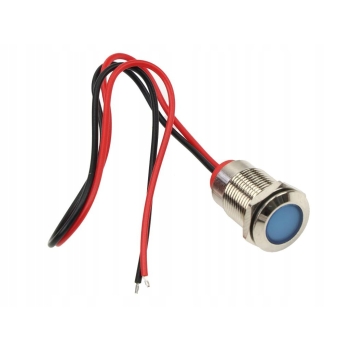 Lampka kontrolna deski rozdzielczej LED FI12 12/24V niebieska, LKL8B