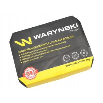 Zestaw nasadek udarowych 1/2 do felg 17 19 21mm długich 150mm WARYŃSKI