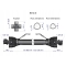 Wał wałek WOM 860-1200mm 270Nm 40250 CE 2020 seria 2R ROYAL FARM