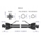 Wał wałek WOM 560-830mm 270Nm 40220 CE 2020 seria 2R ROYAL FARM