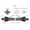 Wał wałek WOM 1010-1560mm 460Nm 50270 CE 2020 seria 3R ROYAL FARM, R3B1B11010