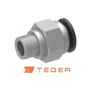 Złączka prosta wtykowa tekalan (teflon) 8mm x 1/8