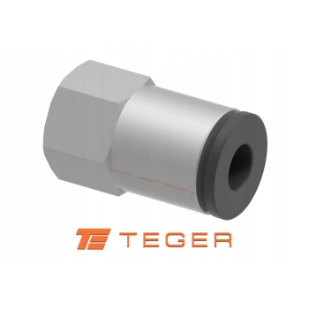 Złączka prosta wtykowa tekalan 8mm x 1/4 GW TEGER, T-PGW-014-08