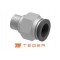 Złączka prosta wtykowa tekalan (teflon) 12mm x 3/8 GZ TEGER, T-PGZ-038-12