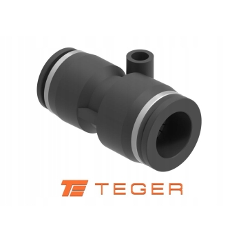 Złączka prosta redukcyjna wtykowa tekalan 12mm x 8mm TEGER, T-ZPR-12-08