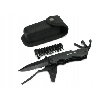 Multitool scyzoryk 11 narzędzi plus 9 bitów WARYŃSKI, W-898950011
