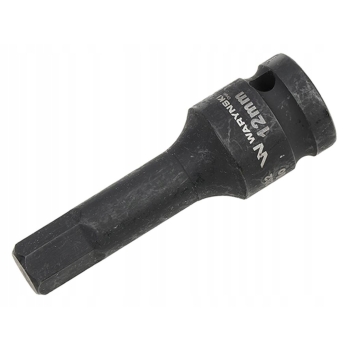 Nasadka udarowa 1/2, imbusowa 12mm hex H12 ze stali CrMo WARYŃSKI, WMU232