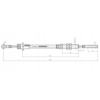 Linka hamulca L-830mm URSUS C-330M ORYGINAŁ URSUS