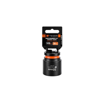 Klucz nasadowy nasadka udarowa 3/4 sześciokątna 32 mm Cr-Mo TEGER, T-W-KNS526