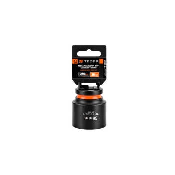 Klucz nasadowy nasadka udarowa 3/4 sześciokątna 36 mm Cr-Mo TEGER, T-W-KNS529